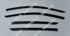 Ветровики (Дефлекторы окон) черные 5d S5 2009 A12809 Audi A5 Sportback