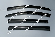 Ветровики (Дефлекторы окон) черные 5d 2005-2015 AE10505 Audi Q7