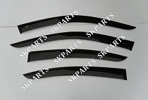 Ветровики (Дефлекторы окон) черные 2012 LE20612 Lexus ES VI