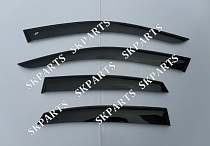 Ветровики (Дефлекторы окон) черные Sd B8 8K 2008-2012 AE10208 Audi A4
