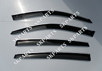 Ветровики (Дефлекторы окон) черные с хромированным молдингом F26 2014 B22614CR BMW X4