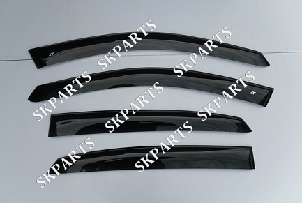 Ветровики (Дефлекторы окон) черные D4 S8 2010-2012 AE13010 Audi A8 Long