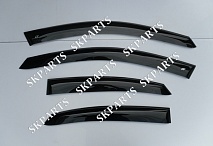 Ветровики (Дефлекторы окон) черные D4 S8 2010-2012 AE14110 Audi A8