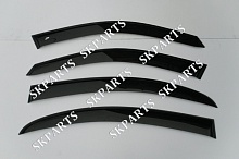 Ветровики (Дефлекторы окон) черные 5d E60 2002-2010 BE21302 BMW 5